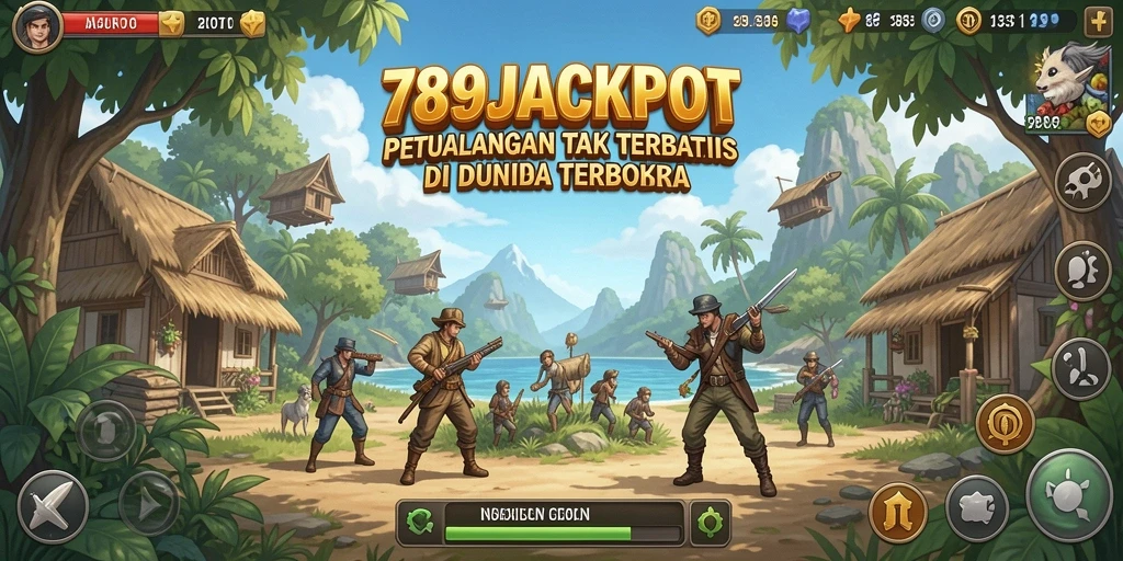 Screenshot gameplay 789JACKPOT menampilkan petualangan sukses di dunia terbuka.