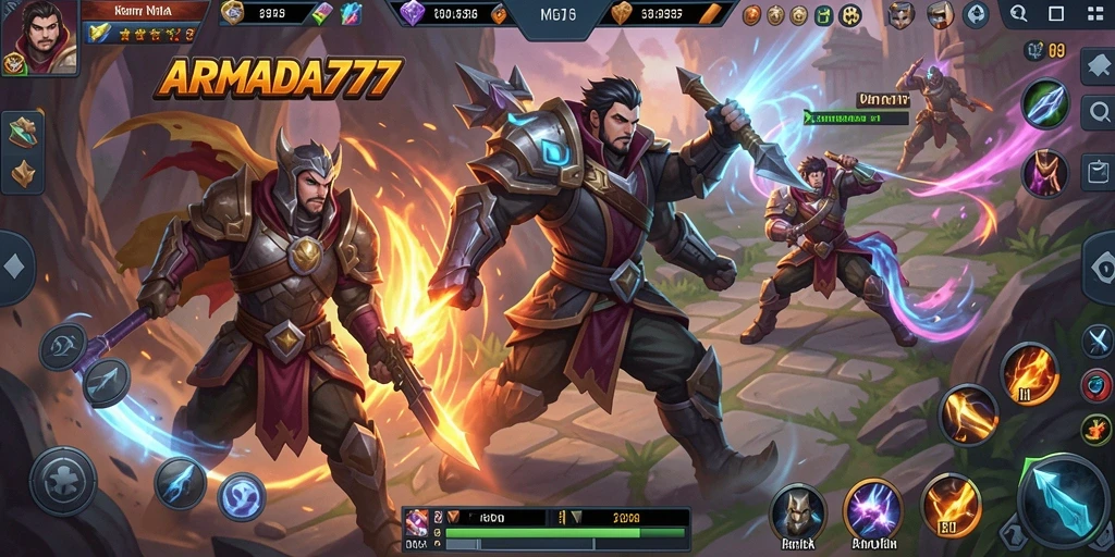 Tangkapan layar gameplay <strong>ARMADA777</strong> yang penuh aksi dari pertempuran mendebarkan.