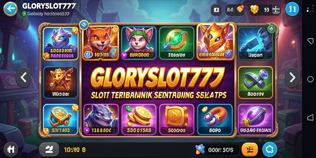 Tangkapan layar gameplay GLORYSLOT777 yang seru dan menarik.