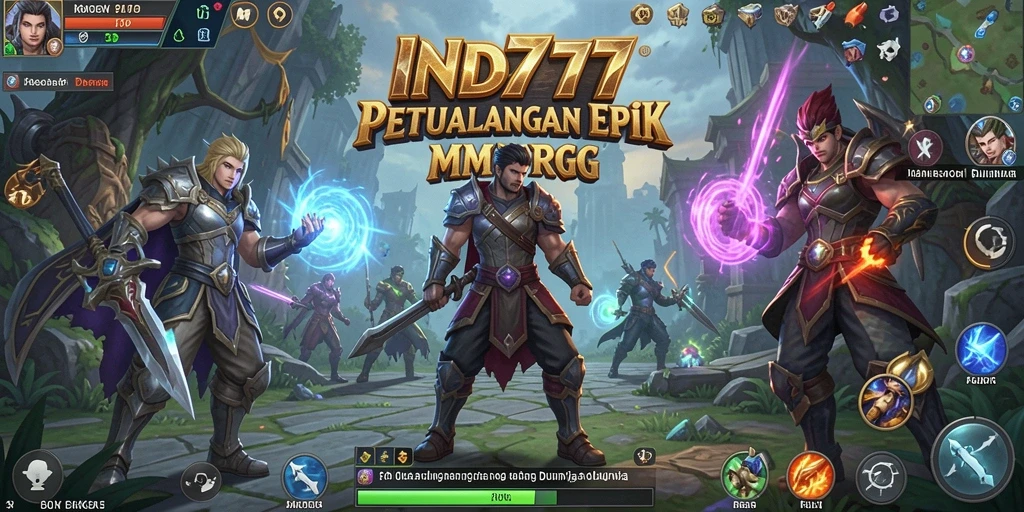 Screenshot utama IND777 menampilkan aksi pertempuran yang mendebarkan.