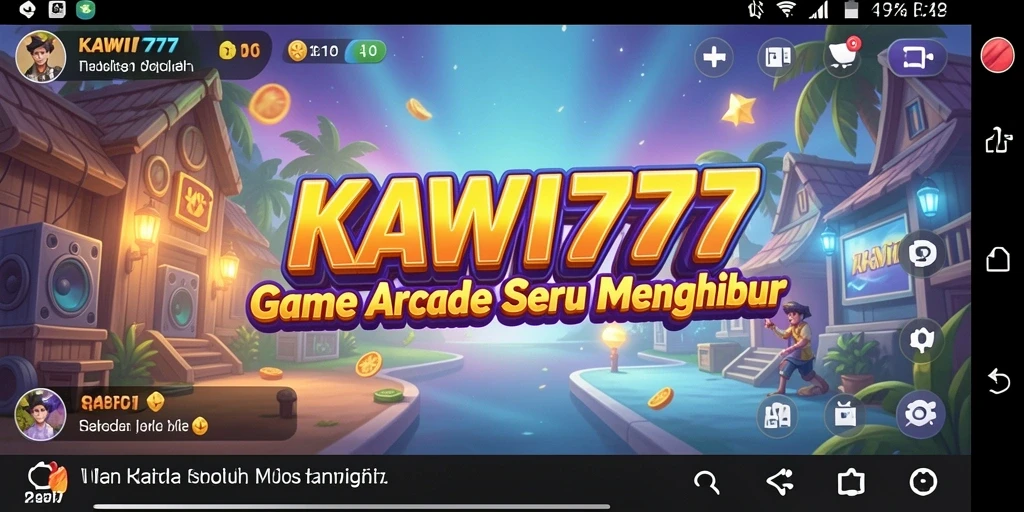 Tampilan gameplay KAWI777 yang menarik dan penuh aksi.