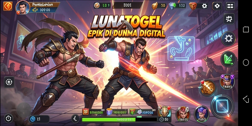Gameplay LUNATOGEL yang penuh aksi dan seru.