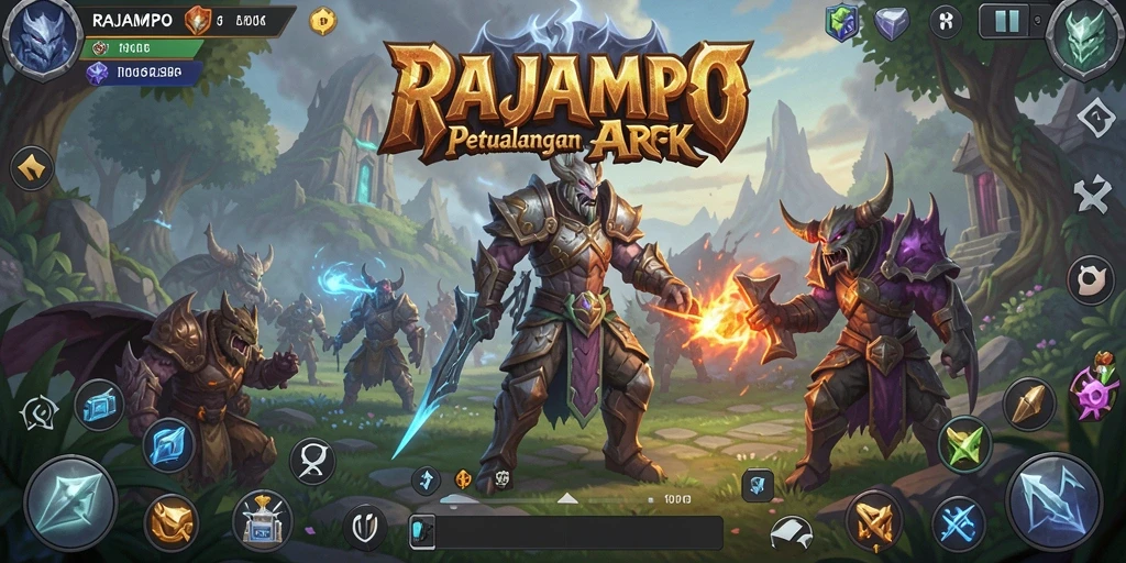 Gameplay mendebarkan dalam dunia ARPG penuh petualangan.