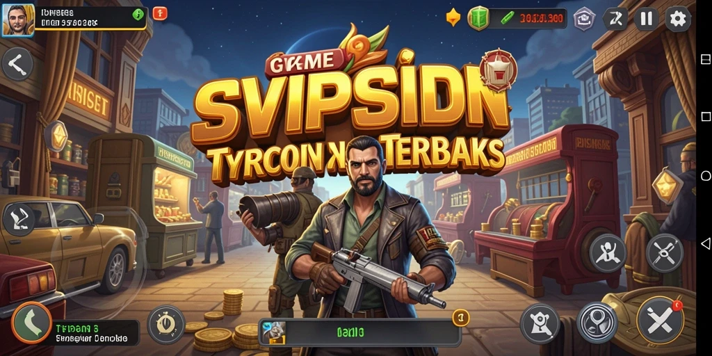 Tampilan gameplay Tycoon yang menarik dan penuh strategi.